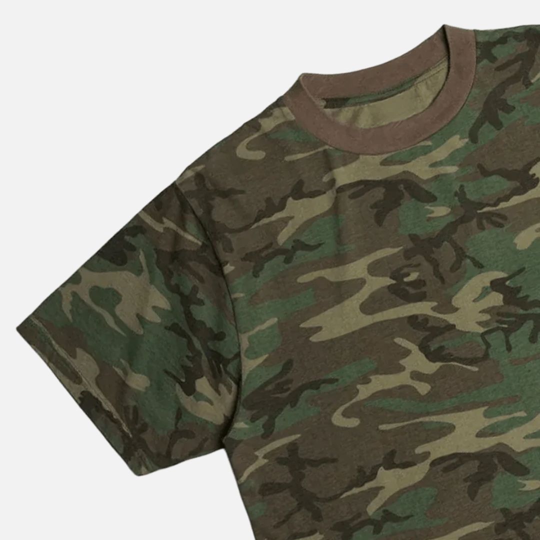 Camo T-Shirt - Heavyweight Oversized Cotton