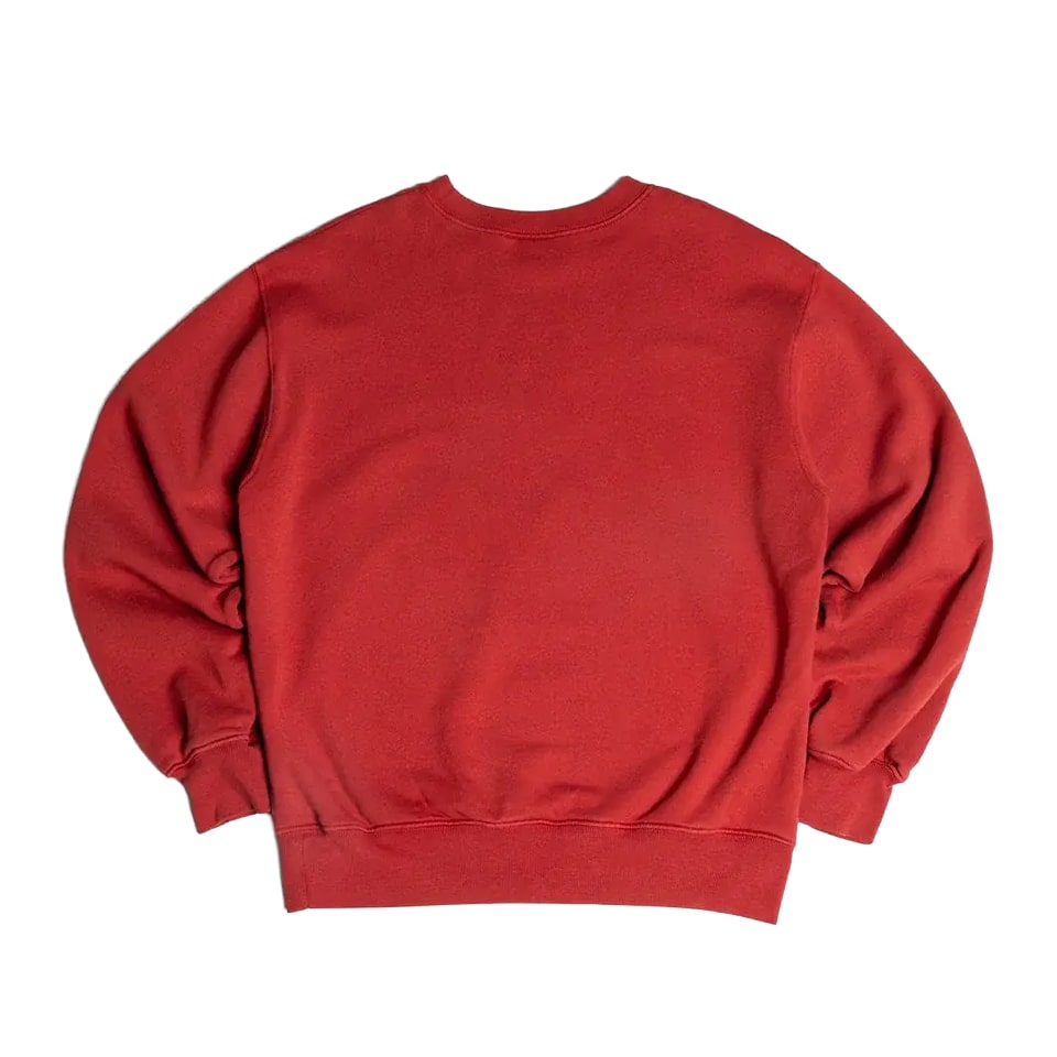 Red Line Crewneck - 12oz Heavyweight Baggy Fit