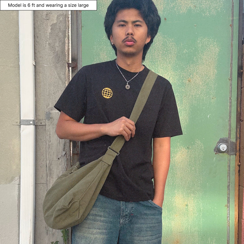 GLOBE T-SHIRT BLACK