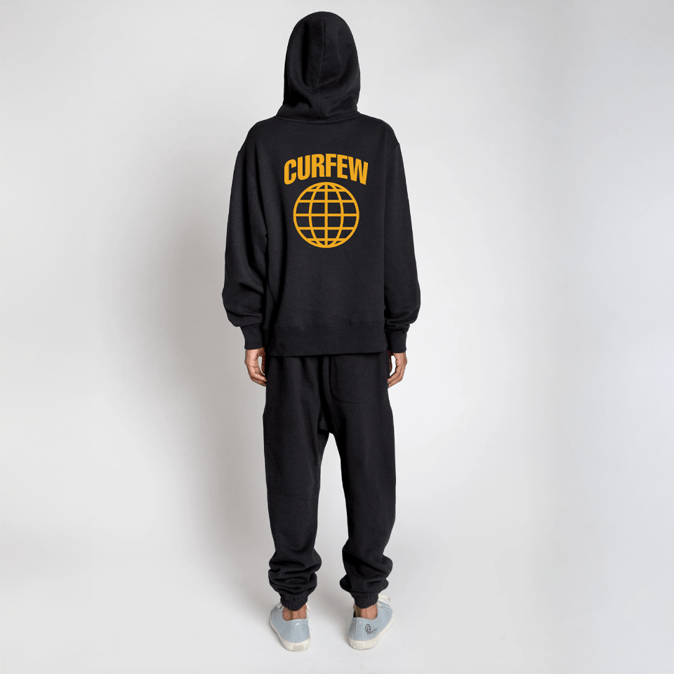 CURFEW HOODIE BLACK