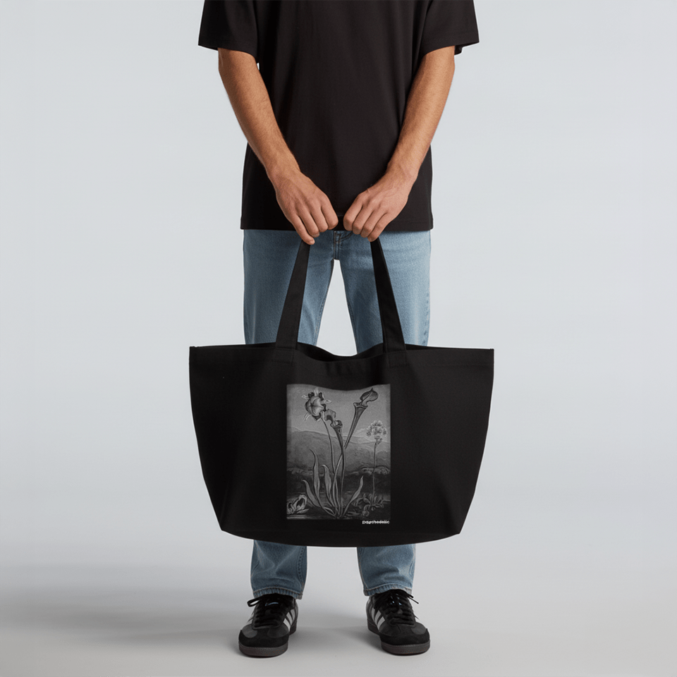 Oversized Black Tote